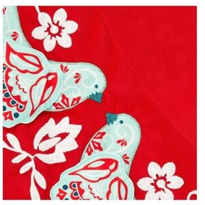 Pioneer Woman Bird Christmas tree Skirt